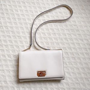 Kate Spade Cream Crossbody Bag with Gold Hardware